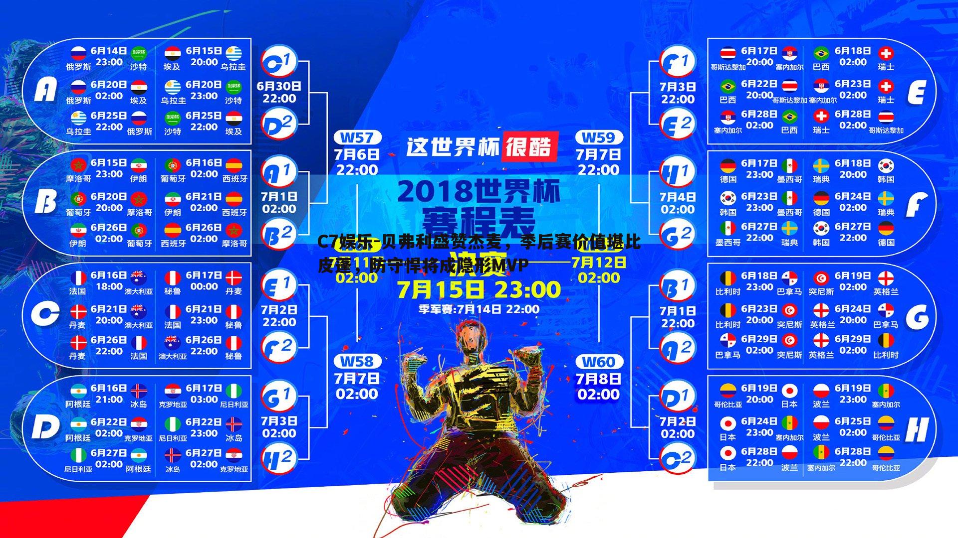 贝弗利盛赞杰麦，季后赛价值堪比皮蓬，防守悍将成隐形MVP
